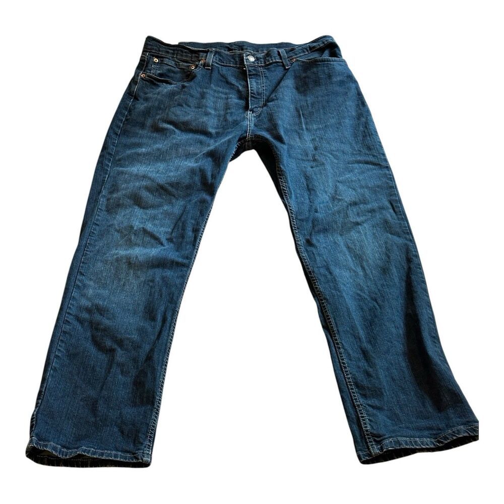 Levi's 559 Relaxed Straight Jeans Men's 38x32 Blue Medium Wash Denim Pants